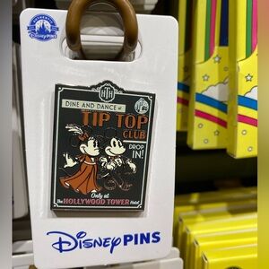 Disney Parks Mickey & Minnie Hollywood Tower Dine & Dance 2024 Pin OE BNWT